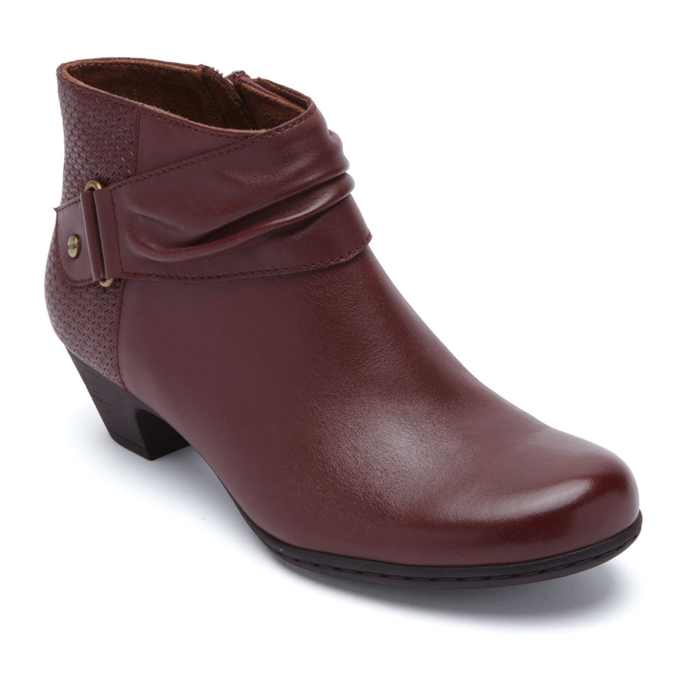 Botas Rockport Mulher Marrom - Brynn Rouched - 49562LYWO